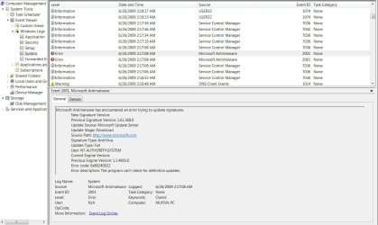 Microsoft Security Essentials Update Failure.jpg