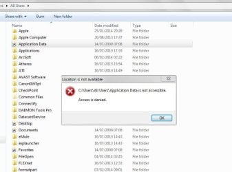 Application Data not accesible.JPG