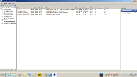 Disk Management - top half of screen showing that Drive H is active and healthy.png