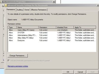 My Documents Security Settings.JPG My Documents Security Settings.JPG