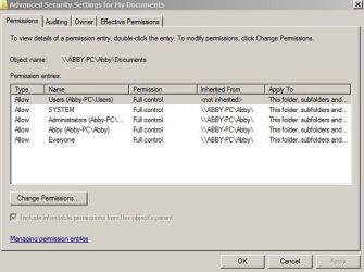My Documents Abby Security Settings.JPG My Documents Abby Security Settings.JPG