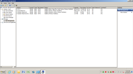 03 Disk Management - Top half of screen with external drive attahed but not rebooted; View files.png