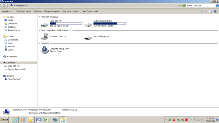 Computer Screen - drive H not appearing.png