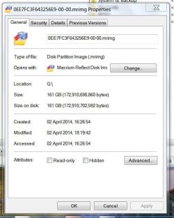 W7 Macrium BU properties on G upload..JPG