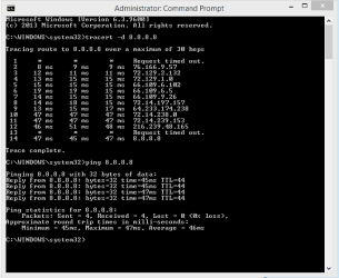 Ping Google and Tracert.PNG