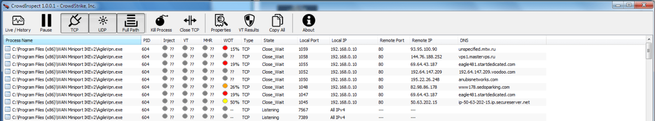Snapshot for AgileVPN.png