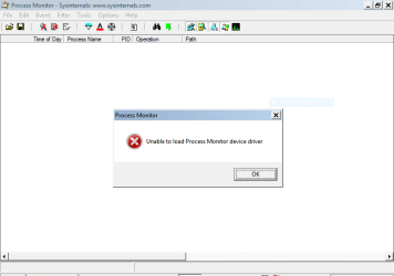 Cannot Run Process Monitor Safe Mode.PNG