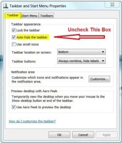 Task Bar - Auto Hide.JPG