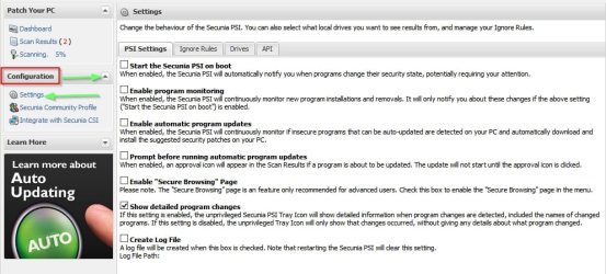 Secunia PSI Settings.jpg Secunia PSI Settings.jpg