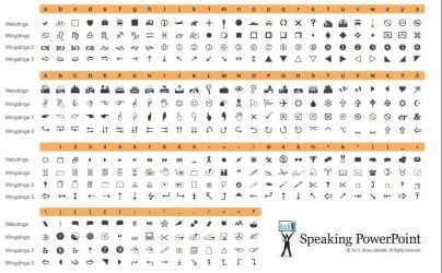 Wingdings Webdings character map.JPG