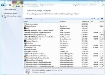 Uninstall a program INTEL.JPG