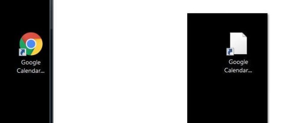 white chrome shortcut, ordinary looking chrome shortcut.JPG