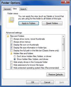 Windows Explorer Folder Options.png Windows Explorer Folder Options.png