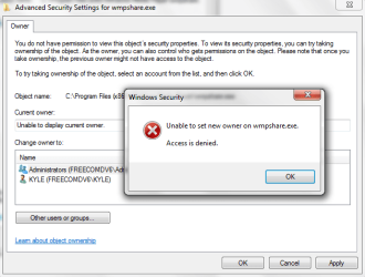 wmpshare.exe access denied.PNG