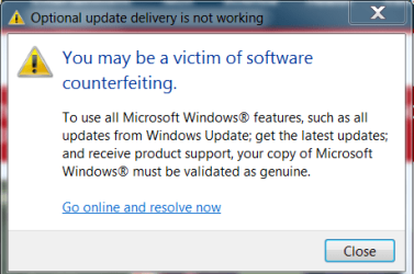 Software counterfeiting Message-071516.PNG