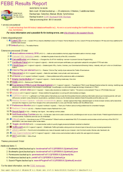 FEBE Report.png FEBE Report.png