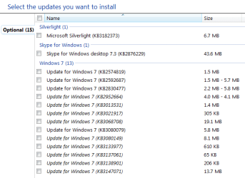 laptop updates 10-10-16 Inlcuding excluded W10 updates.png