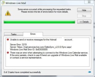 Live Mail error.JPG Live Mail error.JPG