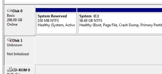Disk 1 not initialised.jpg