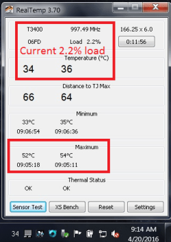 Laptop normal temps 2.2% load.png Laptop normal temps 2.2% load.png