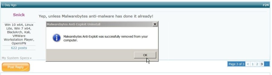 Malwarebytes Anti-Exploit successfully removed so no conflicts with main program 5-20-18 PS36104.jpg