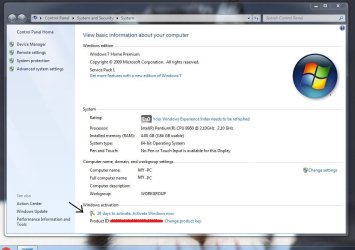 Windows System screenshot 8-3-18, diff HD swap-Note activation countdown.JPG