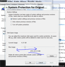 Restore point storage amount.PNG Restore point storage amount.PNG