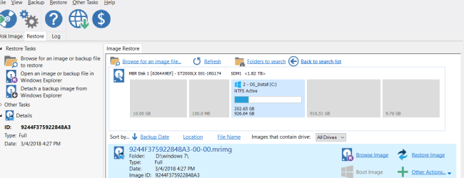 selecting the windows 7 image file to restore from.PNG