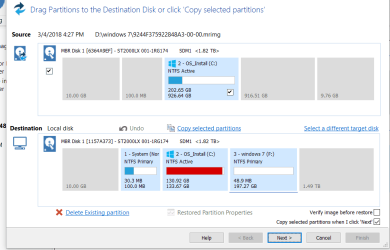 selecting the target disk to restore to.PNG
