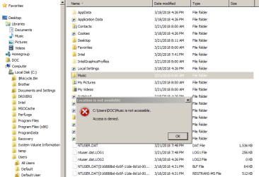 Can't open Music folder under user profile.PNG
