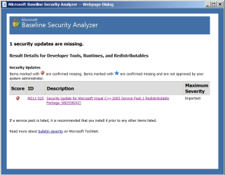 Screenshot 01 - MS11-025 Baseline Security Analyzer Results.png