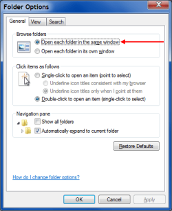 Folder Options General - Open Folder Window.png Folder Options General - Open Folder Window.png