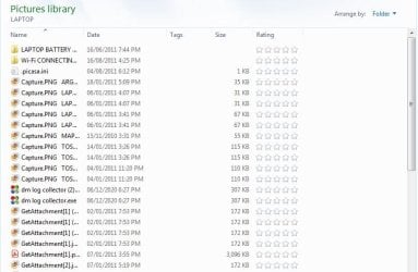 COMPUTER - OPEN EXPLORER - PICTURES - VIEW DETAILS - DISPLAYS LIST OF SUB FOLDERS - DOUBLE CLICK.JPG
