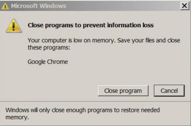 Share with others on Windows Seven Google Chrome memory loss PS35807.jpg