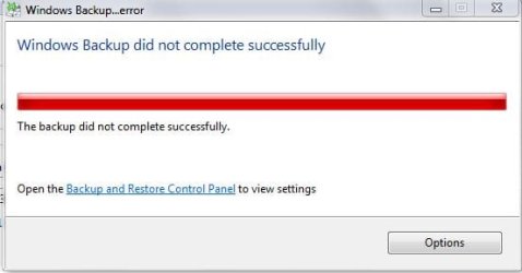 WINDOWS BACK UP FAILED - SCREENSHOT - DETAILS STATED RE. SHADOW COPY READ PROBLEM .JPG