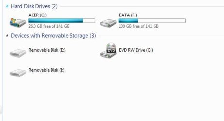 WINDOWS - ACER HARD DRIVE FREE SPACE AMOUNTS TO COMPARE WITH PARTIAL BACK UP DETAILS.JPG