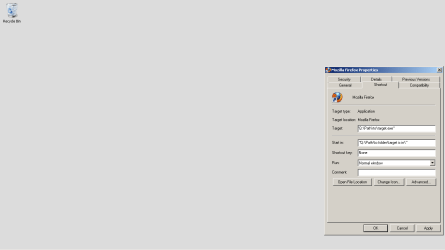 properties menu from a desktop shortcut or start menu entry shortcut when right clicked.png