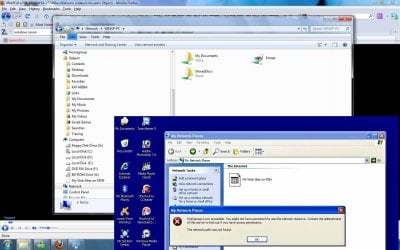 i can acess folder from win7 to x but when i click view workgroup computers on xp i got error me.jpg