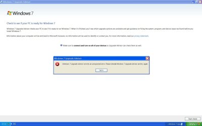 upgrade advisor error.JPG