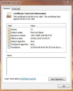 Certificate Trust List.JPG