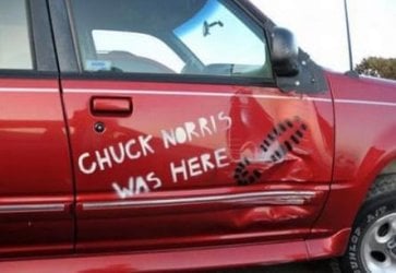 Chuck Norris Was Here - Dent.jpg Chuck Norris Was Here - Dent.jpg
