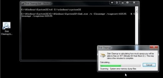 Disk Cleanup Batch File with Shortcut 2.jpg