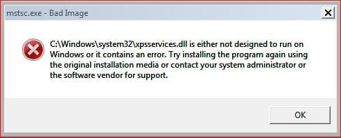 mstsc.exe-Bad Image.JPG