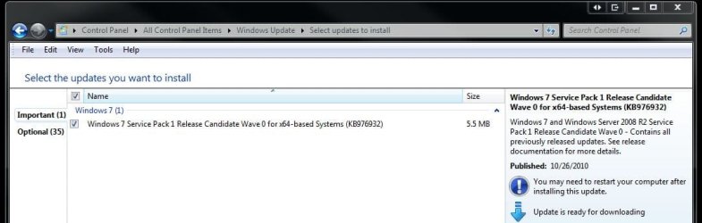 W7 SP1 RC in Windows Updates.jpg