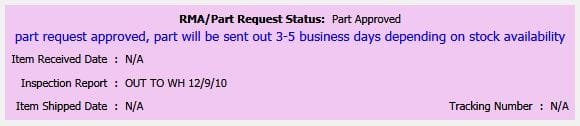 CM Part request staus.JPG