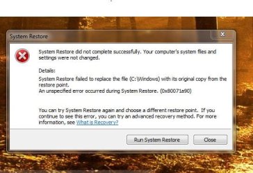 Restore point error.JPG