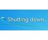 Shutting down... Text Message - Change