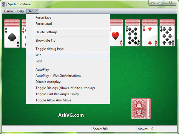 Secret_Spider_Solitaire_Debug_Menu.png